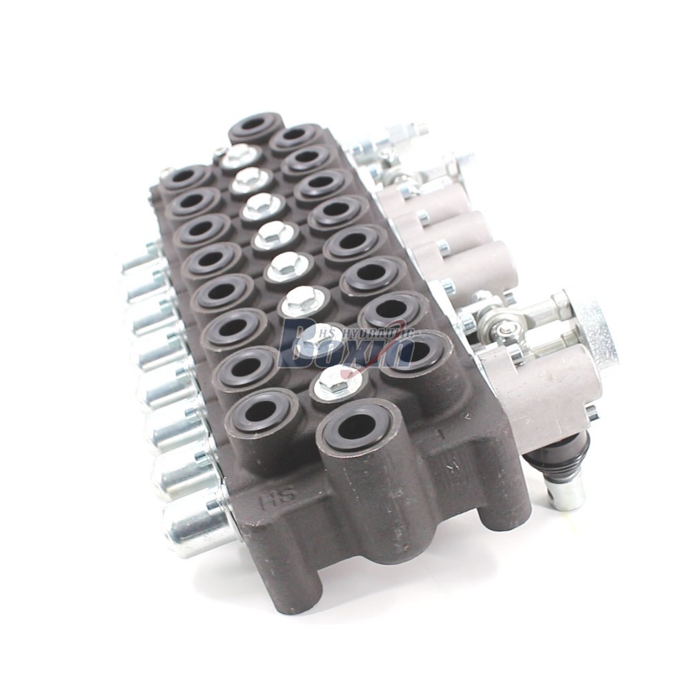 Manual and Joystick Operated 8 Spool Hydraulic Directional Valve main image